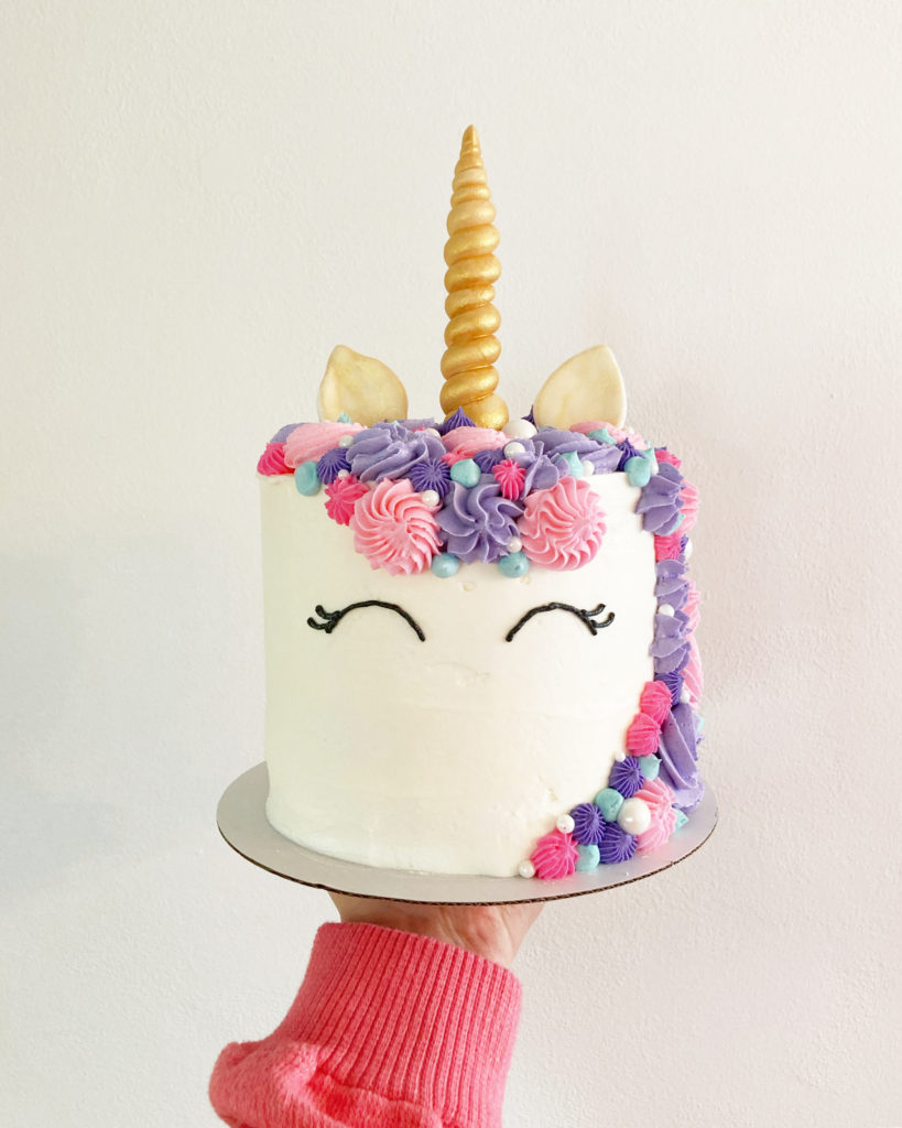 Unicorn cake for girl