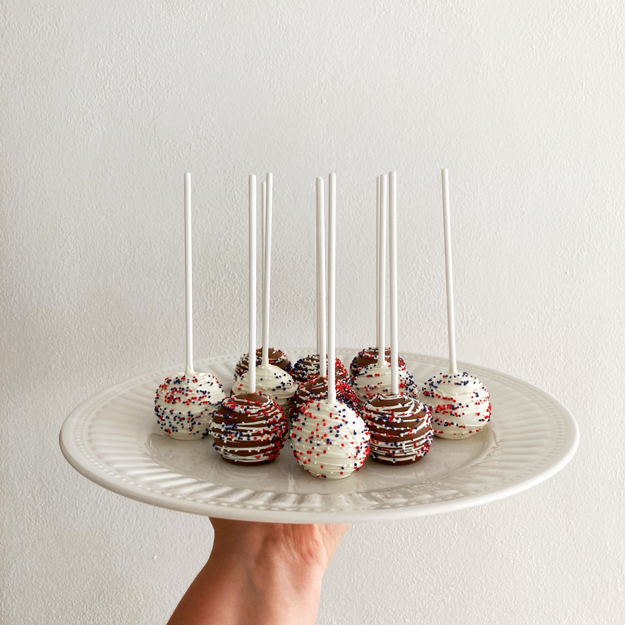 Fourth of July cake pops