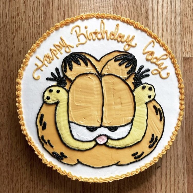 Garfield birthday cake